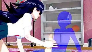My Hero Academia Hentai - Kayama Nemuri El İşi ve Oral Seks - Japon Asya Manga Anime Film Oyun Pornosu