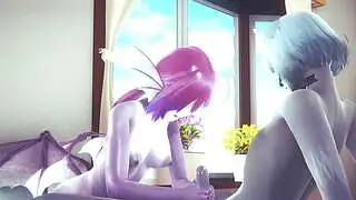 Tüylü Hentai Ejderha, Tanuki Tarafından Sikişildi - Japon Asya Manga Anime Film Oyun Pornosu